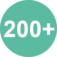 200+